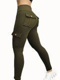 Women's High Waist S-XL Stretchy Fashion Designer Leggings-Women's Fashion Designer Leggings / Pants-International Women's Clothing