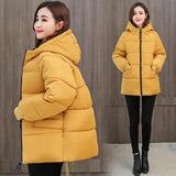 Women's Hooded Parkas Fashion Designer 1-8XL Jackets (Plus Size)