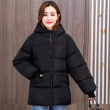 Women's Hooded Parkas Fashion Designer 1-8XL Jackets (Plus Size)