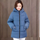 Women's Hooded Parkas Fashion Designer 1-8XL Jackets (Plus Size)