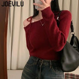 Women's Irregular Collar Tied Cardigan Fashion Designer Jerseys-Women's Fashion Designer Jerseys Tops