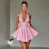 Women's Jacquard S-M Waist A-line Fashion Designer Dresses (Short)