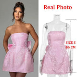 Women's Jacquard S-M Waist A-line Fashion Designer Dresses (Short)