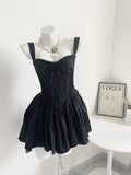 Women's Lace Strap Corset Fashion Designer Dresses (Short)-Women's Fashion Designer Dresses