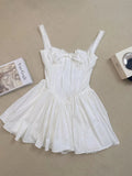 Women's Lace Strap Corset Fashion Designer Dresses (Short)-Women's Fashion Designer Dresses