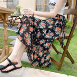 Women's Lace-Up Vintage Retro Floral Fashion Designer Skirts (Midi)-Women's Fashion Designer Skirts-International Women's Clothing