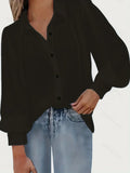 Women's Lapel Blouse 1-8XL Fashion Designer Long-Sleeve Tops (Plus Size)-Women's Fashion Designer Plus Size Long-Sleeve Tops-International Women's Clothing