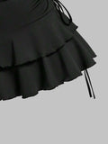 Women's Layered 1-4XL Fashion Designer Short Skirts (Plus Size)-Women's Fashion Designer Skirts-International Women's Clothing