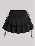 Women's Layered 1-4XL Fashion Designer Short Skirts (Plus Size)-Women's Fashion Designer Skirts-International Women's Clothing