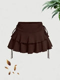 Women's Layered 1-4XL Fashion Designer Short Skirts (Plus Size)-Women's Fashion Designer Skirts-International Women's Clothing