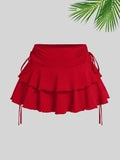 Women's Layered 1-4XL Fashion Designer Short Skirts (Plus Size)-Women's Fashion Designer Skirts-International Women's Clothing