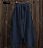 Women's Linen Fashion Designer Cotton 2-5XL Pants (Plus Size)-Women's Fashion Designer Plus Size Leggings / Pants-Women&#x27;s fashion designer plus size clothes