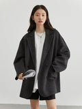Women's Long Double Breasted Retro Fashion Designer Jackets-Women's Fashion Designer Jackets