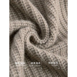 Women's Loose 2-5XL Knitted Fashion Designer Cardigans (Plus Size)
