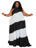 Women's Loose Maxi Fashion Designer 1-5XL Long Dresses (Plus Size)