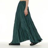 Women's Mermaid Fashion Designer Draped Crumbled Skirts (Long)-Women's Fashion Designer Skirts