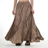 Women's Mermaid Fashion Designer Draped Crumbled Skirts (Long)-Women's Fashion Designer Skirts