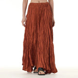 Women's Mermaid Fashion Designer Draped Crumbled Skirts (Long)-Women's Fashion Designer Skirts