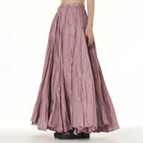 Women's Mermaid Fashion Designer Draped Crumbled Skirts (Long)-Women's Fashion Designer Skirts