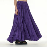 Women's Mermaid Fashion Designer Draped Crumbled Skirts (Long)-Women's Fashion Designer Skirts