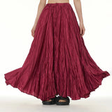Women's Mermaid Fashion Designer Draped Crumbled Skirts (Long)-Women's Fashion Designer Skirts