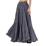 Women's Mermaid Fashion Designer Draped Crumbled Skirts (Long)