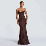 Women's Mermaid S-L Fashion Designer Bodycon Split Dresses (Long