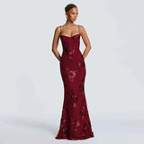 Women's Mermaid S-L Fashion Designer Bodycon Split Dresses (Long