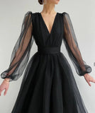 Women's Mesh 3-9XL Lantern Sleeve Fashion Designer Dresses (Plus Size)