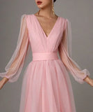 Women's Mesh 3-9XL Lantern Sleeve Fashion Designer Dresses (Plus Size)