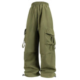 Women's Multiple Pockets Cargo M-2XL Baggy Fashion Designer Cargo Pants