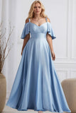 Women's Off Shoulder A-Line 1-5XL Fashion Designer Long Dresses (Plus Size)-Women's Fashion Designer Plus Size Dresses-International Women's Clothing