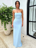 Women's Off Shoulder Fashion Designer Low-Cut Back Dresses (Long)-Women's Fashion Designer Dresses
