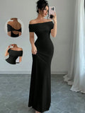 Women's Off Shoulder Fashion Designer S-2XL Prom Dresses (Long)