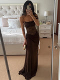 Women's Off Shoulder S-L Fashion Designer Lace Dresses (Long)