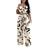 Women's Off Shoulders Fashion Designer Rompers Jumpsuits-Women's Fashion Designer Rompers / Jumpsuits