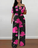 Women's Off Shoulders Fashion Designer Rompers Jumpsuits-Women's Fashion Designer Rompers / Jumpsuits