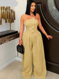 Women's Off Shoulders S-2XL Fashion Designer Jumpsuits-Women's Fashion Designer Rompers / Jumpsuits-Women&#x27;s fashion designer plus size clothes