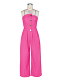 Women's Off Shoulders S-2XL Fashion Designer Jumpsuits-Women's Fashion Designer Rompers / Jumpsuits-Women&#x27;s fashion designer plus size clothes