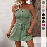 Women's Off Shoulders Fashion Designer S-3XL Rompers Jumpsuits