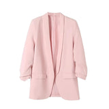 Women's Office Wear Open Blazer Fashion Designer Jackets-Women's Fashion Designer Jackets