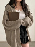 Women's Open Knitted Baggy Fashion Designer Cardigans