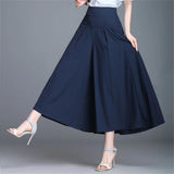 Women's Pantaloons Wide Leg Fashion Designer 2-4XL Pants (Plus Size)