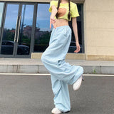 Women's Parachute S-2XL Fashion Designer Wide Leg Cargo Pants-Women's Fashion Designer Leggings / Pants-Women&#x27;s fashion designer plus size clothes