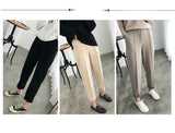 Women's Pencil Fashion Designer Work Pants (Plus Size)