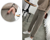 Women's Pencil Fashion Designer Work Pants (Plus Size)