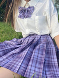 Women's Plaid XS-2XL Fashion Designer Pleated Mini Skirts (Short)-Women's Fashion Designer Skirts-International Women's Clothing