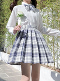 Women's Plaid XS-2XL Fashion Designer Pleated Mini Skirts (Short)-Women's Fashion Designer Skirts-International Women's Clothing
