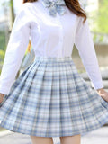Women's Plaid XS-2XL Fashion Designer Pleated Mini Skirts (Short)-Women's Fashion Designer Skirts-International Women's Clothing