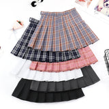Women's Plaid Pleated Layered Fashion Designer Mini Skirts (Short)-Women's Fashion Designer Skirts